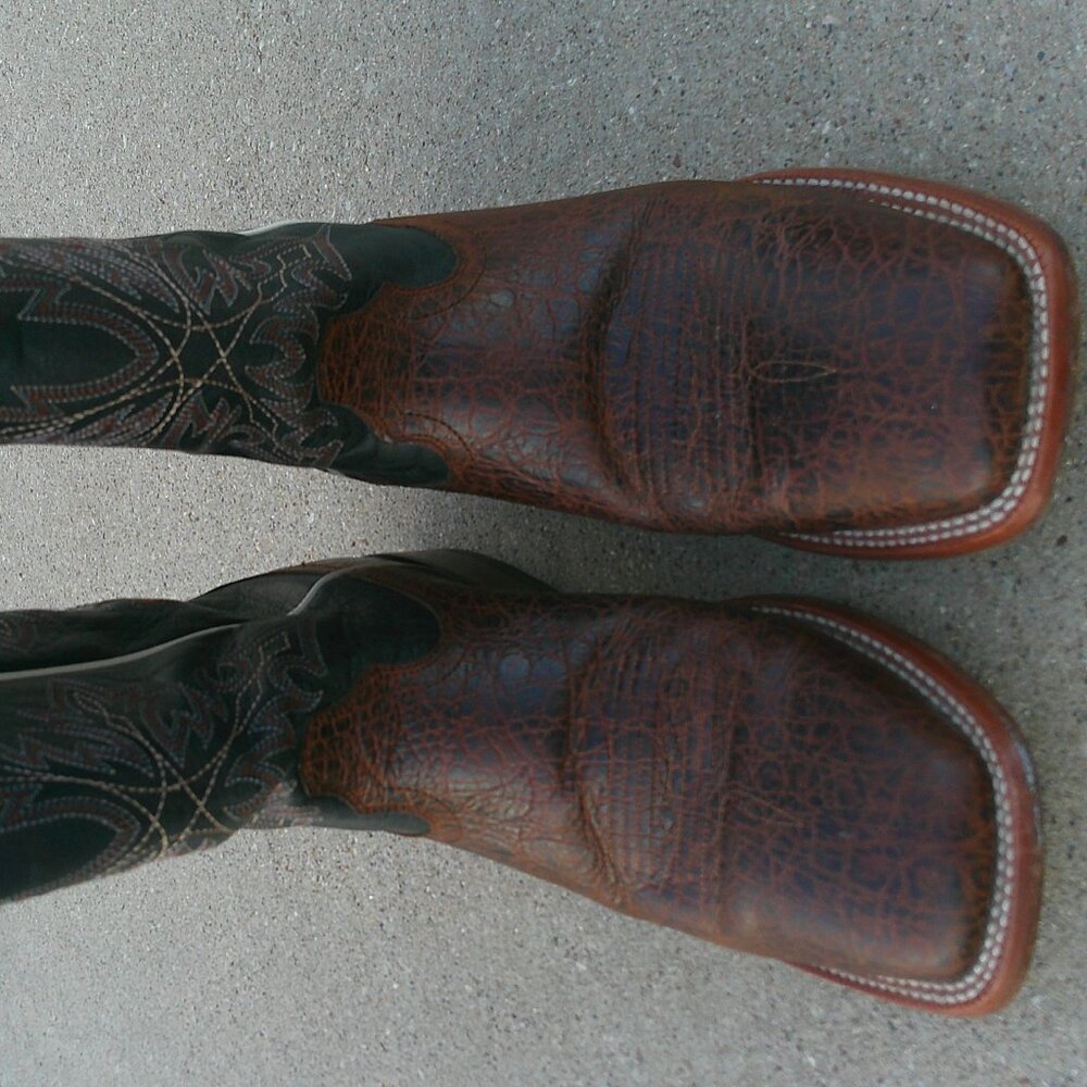 Men's Ariat Circuit Gritty Western Boot/ Cowboy Boots Size 10.5 - Picture 4 of 12